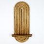 Hanah Home Raf269 Estante de Pared Nogal